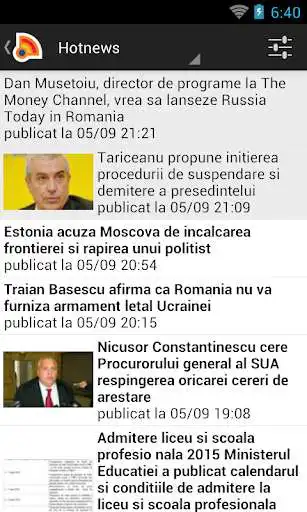 Play Stiri din Romania  and enjoy Stiri din Romania with UptoPlay