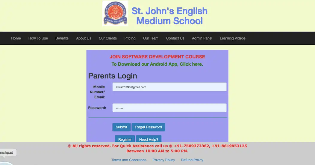 Play St. Johns English Medium School Kharsia as an online game St. Johns English Medium School Kharsia with UptoPlay