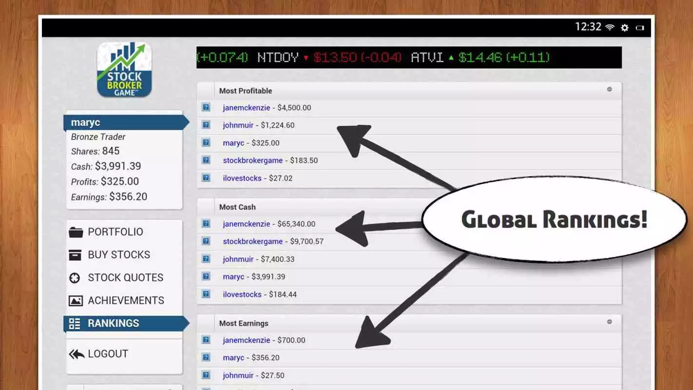 Play Stock Broker Game - $10K free!