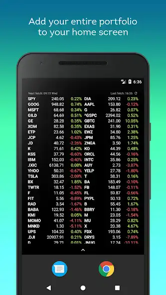 Play Stocks Tracker Widget (open-source)  and enjoy Stocks Tracker Widget (open-source) with UptoPlay