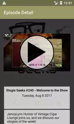 Play Stogie Geeks (Audio)