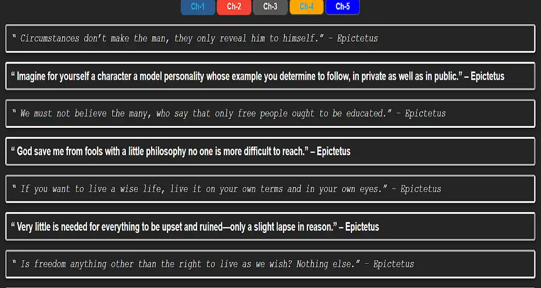 Play Stoics 450 Audio Quotes as an online game Stoics 450 Audio Quotes with UptoPlay