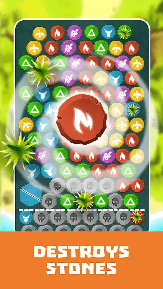 Play Stone Age Match-3 Puzzle  and enjoy Stone Age Match-3 Puzzle with UptoPlay