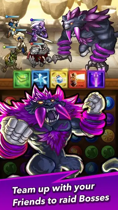 Play Stone Breaker: Match-3 RPG as an online game Stone Breaker: Match-3 RPG with UptoPlay