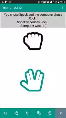 Play Stone Paper Scissor Game