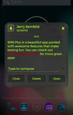Play Stone Theme SMS Plus