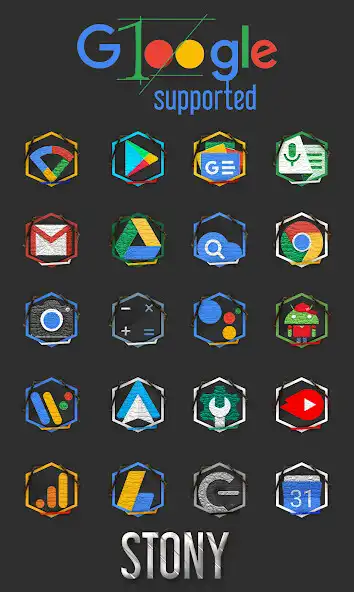 Play Stony Icon Pack as an online game Stony Icon Pack with UptoPlay