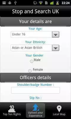 Play Stop And Search App