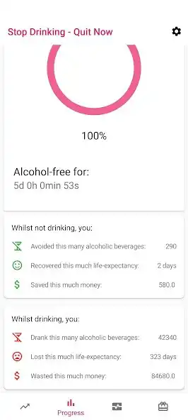 Play Stop Drinking - Quit Now as an online game Stop Drinking - Quit Now with UptoPlay