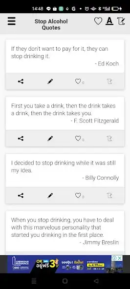 Play Stop Drinking Quotes  and enjoy Stop Drinking Quotes with UptoPlay