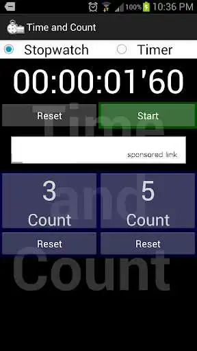 Play Stopwatch and Tally counter  and enjoy Stopwatch and Tally counter with UptoPlay