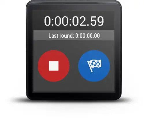 Play Stopwatch For Wear OS (Android Wear) as an online game Stopwatch For Wear OS (Android Wear) with UptoPlay