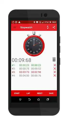 Play Stopwatch (Wear OS) as an online game Stopwatch (Wear OS) with UptoPlay