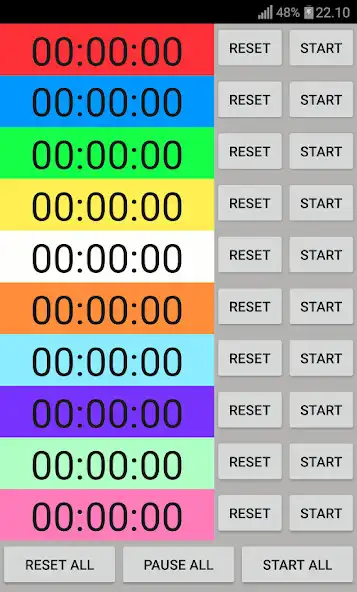 Play Stopwatch x10  and enjoy Stopwatch x10 with UptoPlay