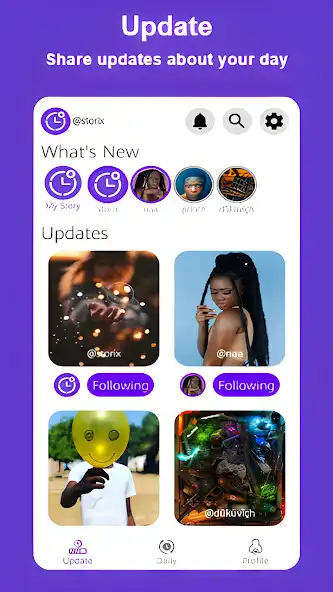 Play Storix : Photo Sharing  and enjoy Storix : Photo Sharing with UptoPlay