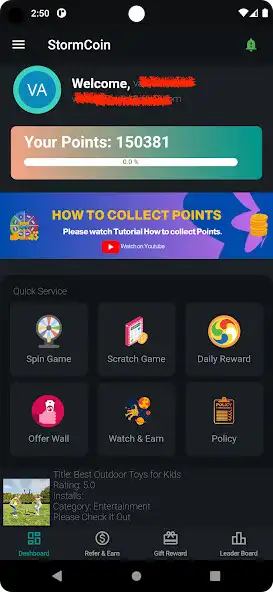 Play StormCoin - Earn Money Online as an online game StormCoin - Earn Money Online with UptoPlay