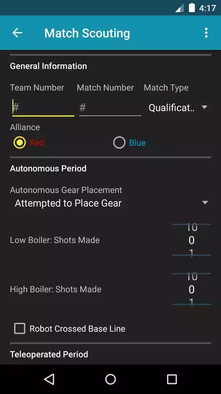Play Stormgears FRC Scouting