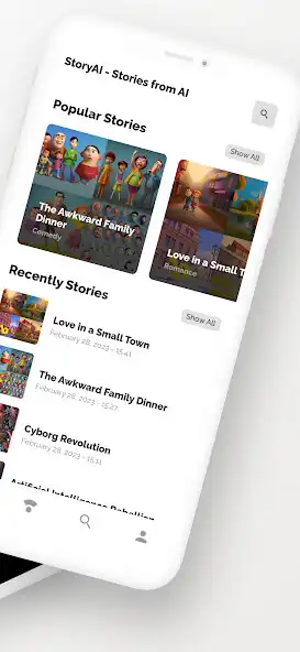 Play StoryAI: AI Generated Stories as an online game StoryAI: AI Generated Stories with UptoPlay