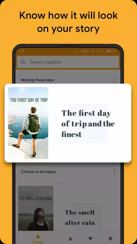 Play Story Captions