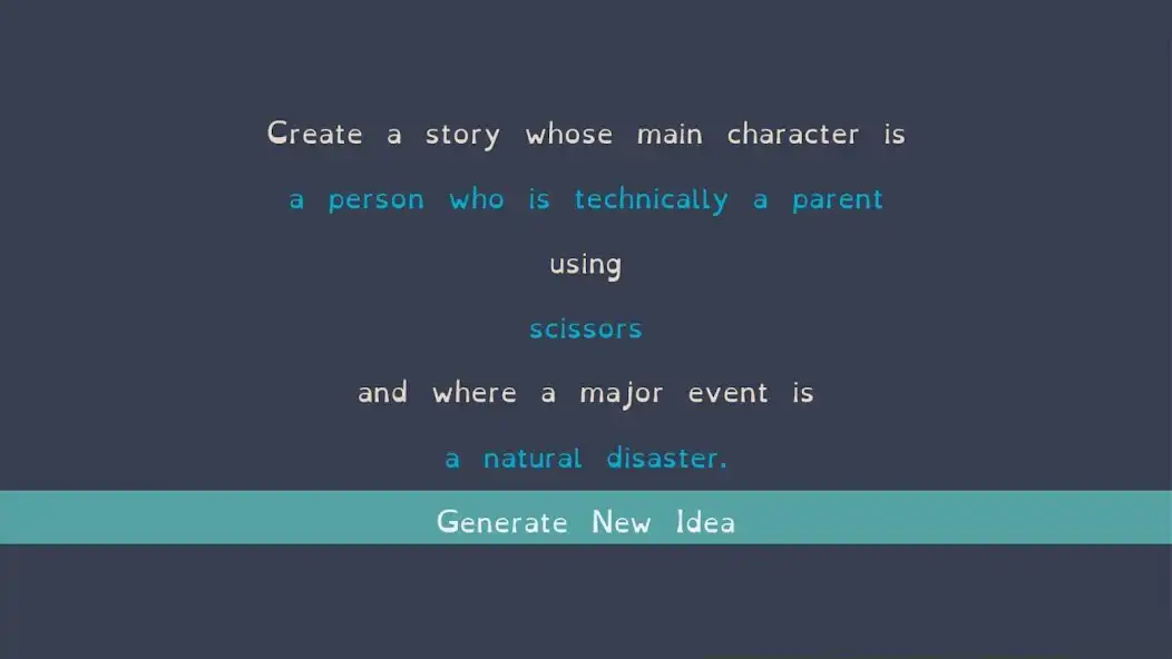 Play Story Idea Generator as an online game online Story Idea Generator with UptoPlay Play Story Idea Generator as an online game Story Idea Generator with UptoPlay