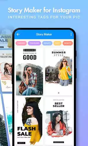 Play Story Maker for Insta Story as an online game Story Maker for Insta Story with UptoPlay