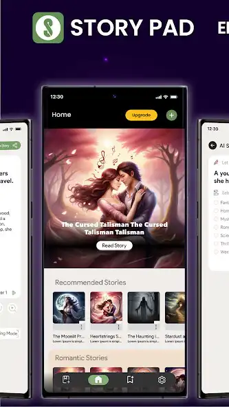 Play Storypad - AI Story generator as an online game Storypad - AI Story generator with UptoPlay