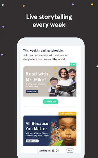 Play Storyvoice: live storytelling for kids everywhere  and enjoy Storyvoice: live storytelling for kids everywhere with UptoPlay