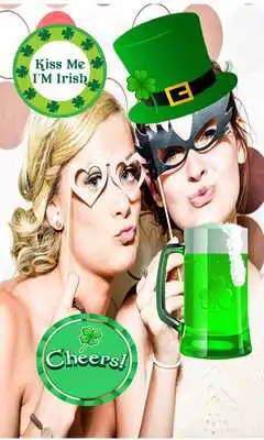 Play St Patricks Day Photo Stickers