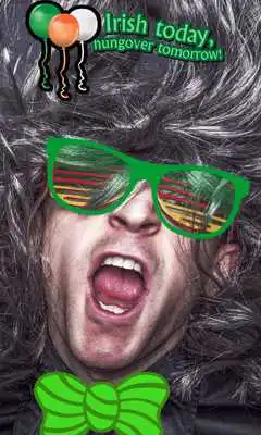 Play St Patricks Day Photo Stickers