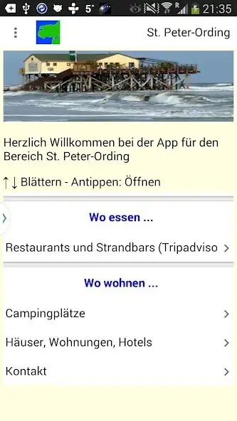 Play St. Peter-Ording UrlaubsApp as an online game St. Peter-Ording UrlaubsApp with UptoPlay