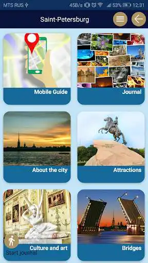Play St Petersburg map guide offline tourist navigator