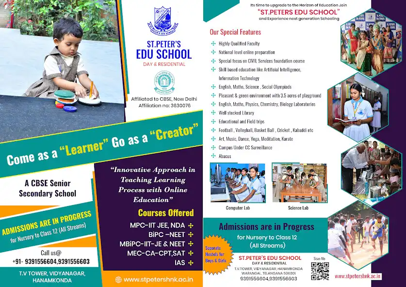 Play St Peters Edu School Hanamkond as an online game St Peters Edu School Hanamkond with UptoPlay