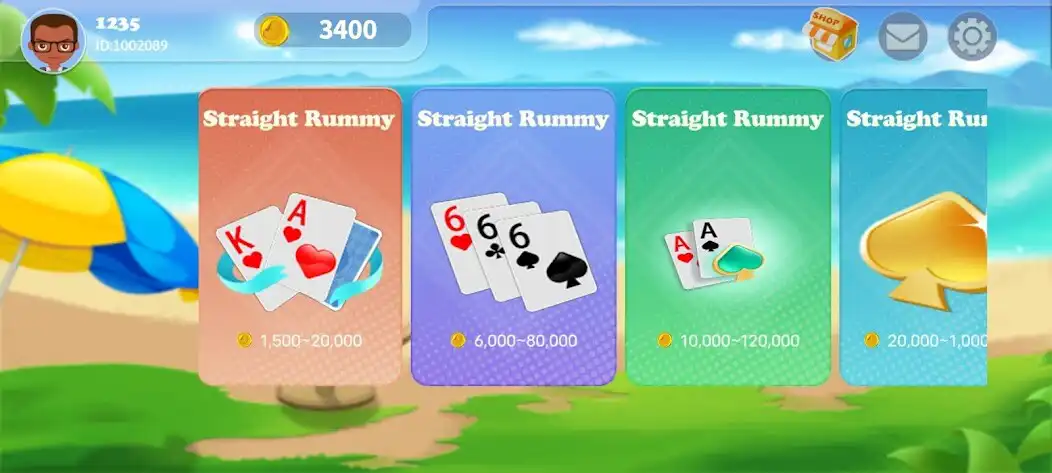 Play Straight Rummy as an online game Straight Rummy with UptoPlay