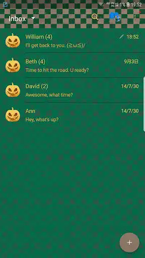 Play Strange Pumpkin for Handcent Next SMS as an online game Strange Pumpkin for Handcent Next SMS with UptoPlay
