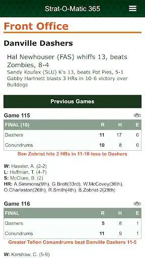 Play APK Strat-O-Matic 365  and enjoy Strat-O-Matic 365 with UptoPlay com.stratomatic.baseball365