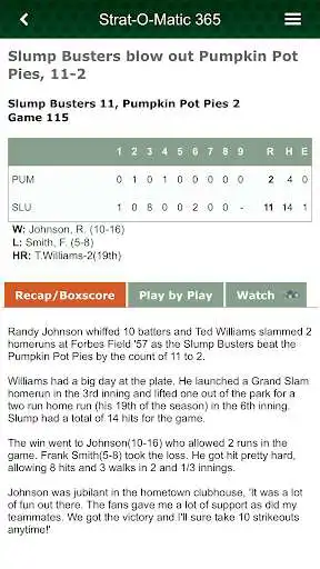 Play APK Strat-O-Matic 365  and enjoy Strat-O-Matic 365 with UptoPlay com.stratomatic.baseball365