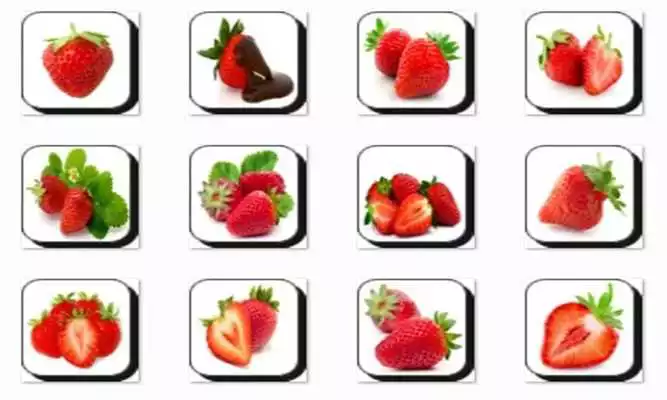 Play Strawberries Fruit Onet Game