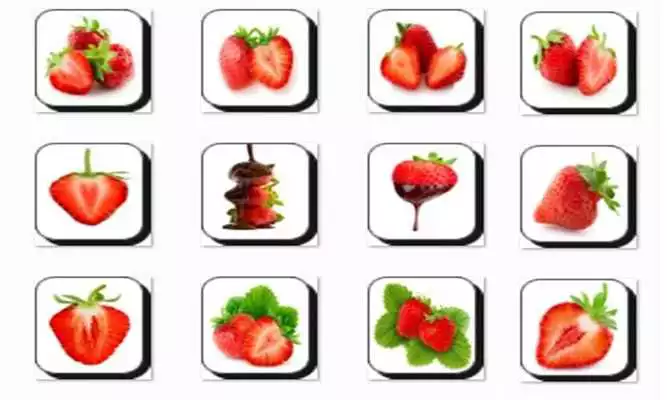 Play Strawberries Fruit Onet Game