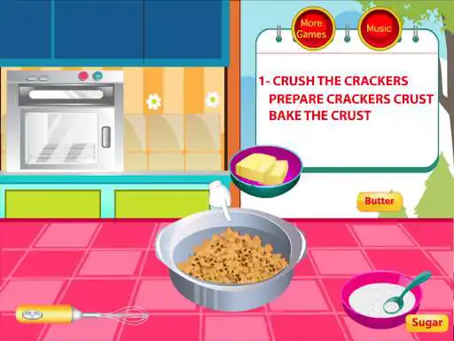 Play Strawberry Cheesecake Cooking