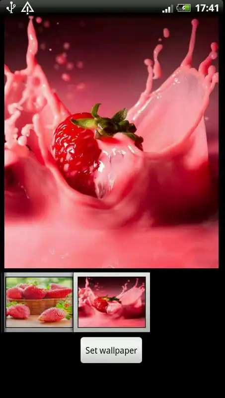 Play Strawberry HD Wallpaper