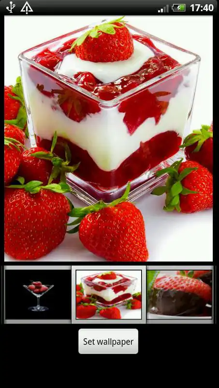 Play Strawberry HD Wallpaper
