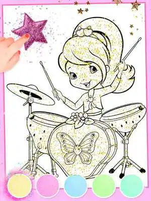 Play Strawberry Princess Girl Coloring Book