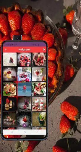 Play Strawberry wallpaper HD 2021  and enjoy Strawberry wallpaper HD 2021 with UptoPlay