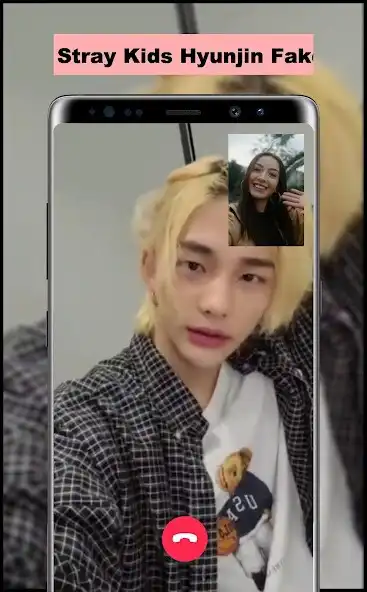 Play Stray Kids Hyunjin Fake Call as an online game Stray Kids Hyunjin Fake Call with UptoPlay