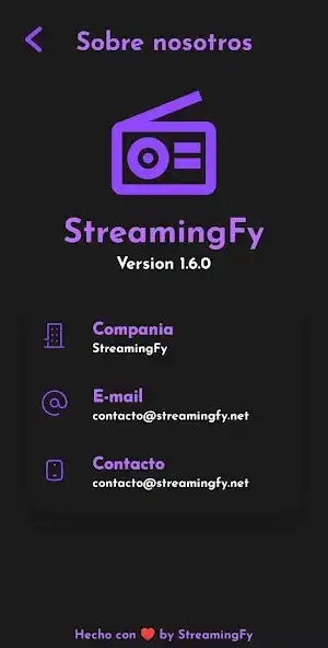 Play StreamingFy Radio  and enjoy StreamingFy Radio with UptoPlay
