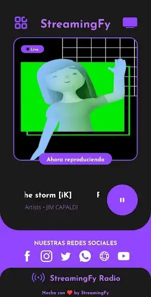 Play StreamingFy Radio as an online game StreamingFy Radio with UptoPlay