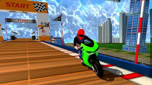 Play Street Bike Mega Ramp Jump  and enjoy Street Bike Mega Ramp Jump with UptoPlay