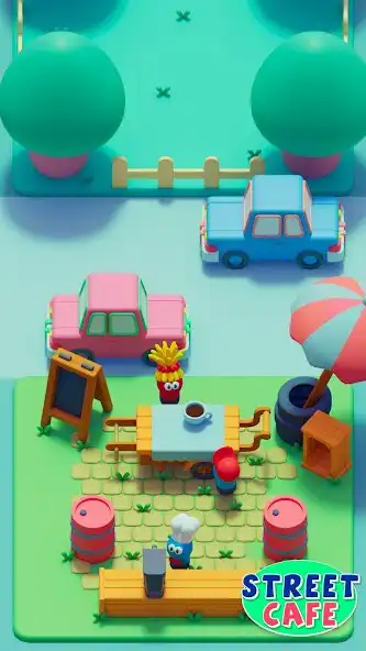 Play Street Cafe: Cooking Tycoon as an online game Street Cafe: Cooking Tycoon with UptoPlay