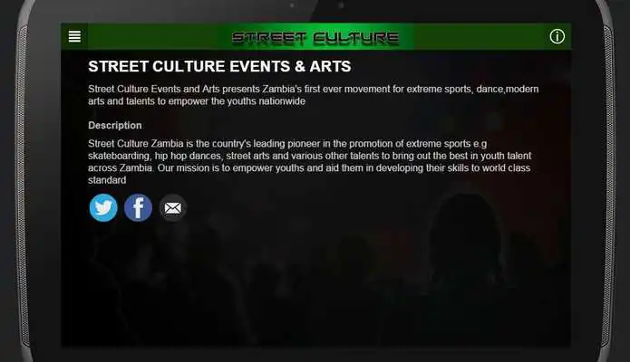 Play Street Culture Zambia App Play Street Culture Zambia App
