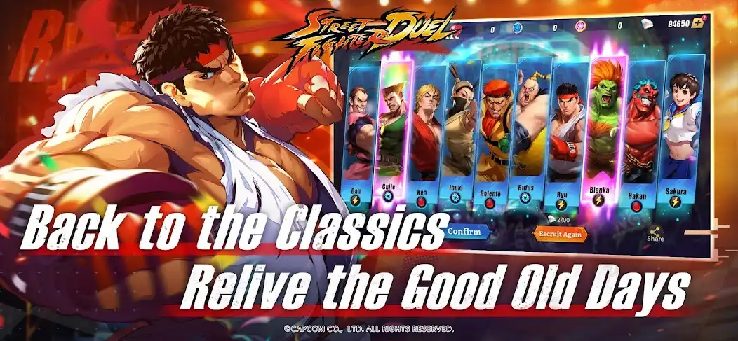 Play Street Fighter Duel - Idle RPG as an online game Street Fighter Duel - Idle RPG with UptoPlay